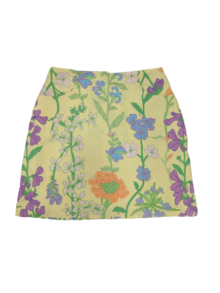 [M] 90s Lilly Pulitzer Floral Skirt