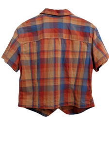 [L] Vintage LizWear Plaid Button-Up Shirt