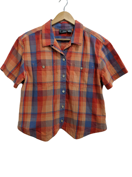 [L] Vintage LizWear Plaid Button-Up Shirt