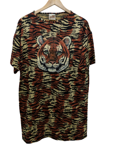 [OSFM] Tiger Print Sleep Shirt